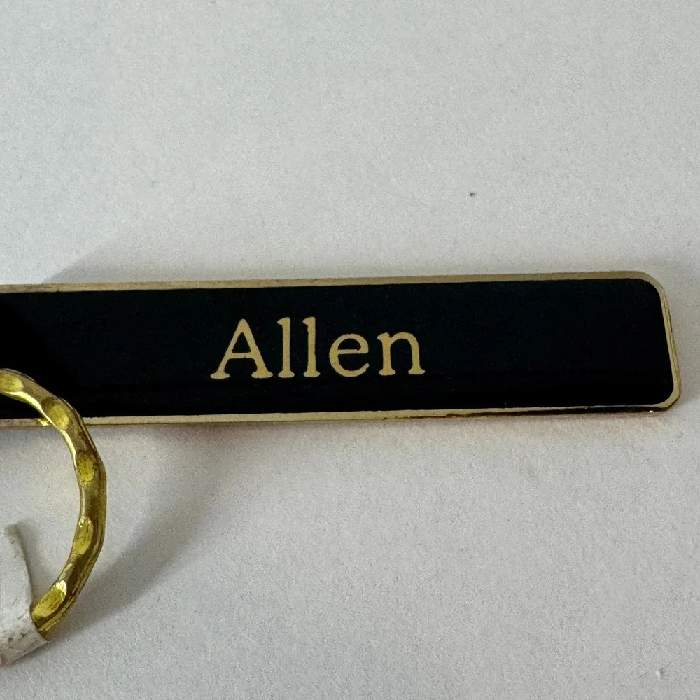 Las‎ Vegas Allen Keychain Black Gold Dice Casino Souvenir